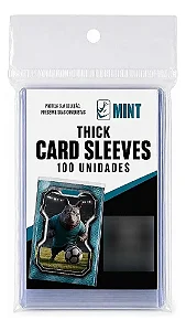 Sleeve Mint - 100 Unidades - Tamanhos Padrão e Thick Card