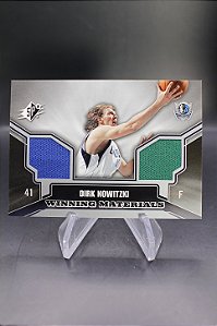 Dirk Nowitzki - 2005-06 SPx Winning Materials Game Used Jersey Mavericks