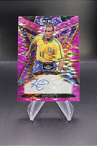 Romario - 2025-26 Select World Cup Stars Neon Purple Pulsar Auto Brasil