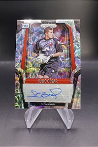 Julio Cesar - 2025-26 Panini Prizm FIFA Signatures Choice Auto Flamengo