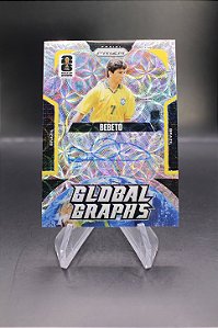 Bebeto - 2026 Panini Prizm FIFA World Cup Global Graphs Choice Auto Brasil