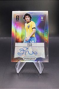 Zico - 2026 Panini Prizm FIFA World Cup Silver Auto /75 Brasil