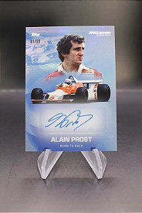 Alain Prost - 2026 Topps Mclaren Formula 1 F1 Born To Race Blue Auto /99