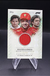 Carlos Sainz - 2024 Topps F1 Formula Eccellenza Reminiscenze Patch /99