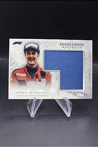 Nigel Mansell - 2024 Topps Eccellenza Formula 1 F1 Reliquia Race Worn Relic Card