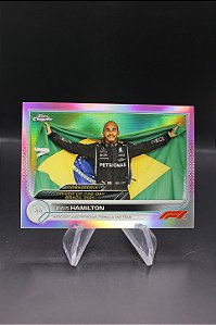 Lewis Hamilton - 2022 Topps Chrome Formula 1 /75 Pink Refractor Mercedes