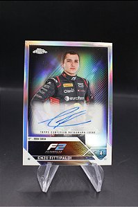 Enzo - 2023 Topps Chrome F1 Fittipaldi Refractor Auto