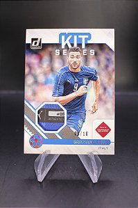 Graziano Pelle - 2021-22 Panini Donruss Soccer Kit Series Patch /10 Italy