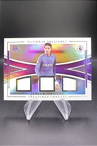 James Rodriguez - 2020-21 Chronicles National Treasures Triple Jersey /49 Everton