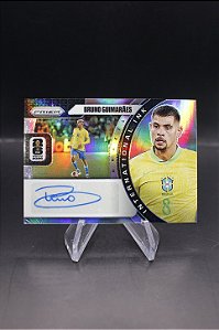 Bruno Guimaraes - 2026 Panini Prizm World Cup International Ink Auto /199 Brasil