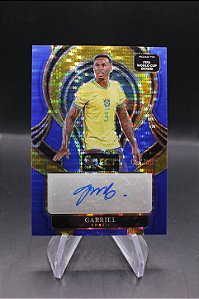 Gabriel - 2025-26 Panini Select Road To World Cup Auto Blue Pulsar Brasil