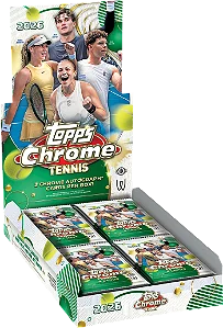 Tennis Chrome® - Topps 2026 - 2 Autógrafos garantidos Hobby Box
