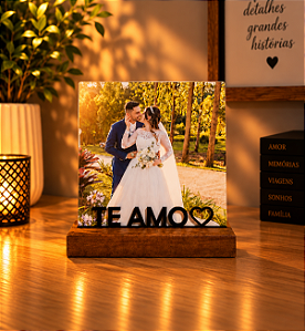 Luminária Desenho Céu com Nome - Personalize