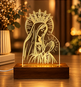 Luminária Nossa Senhora Aparecida - Personalize