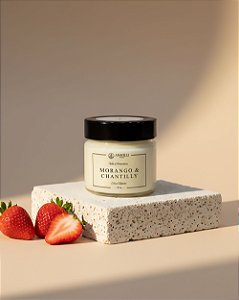 Vela Aromática - Morango c/ Chantilly - 140gr