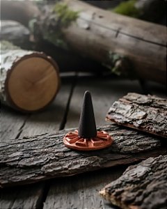 Incenso Cone - Madeira Negra - 20u