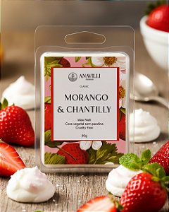 Wax Melt - Morango & Chantilly - 40g
