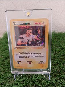Carta Pokémon Personalizada+ Suporte Expositor Acrílico