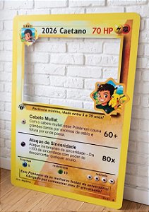 Painel Carta Pokémon - festa