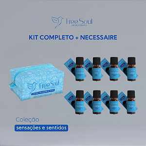 Kit Completo com Nécessaire - Sensações e Sentidos