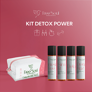 Kit Detox Power (Quarteto) com Nécessaire