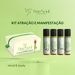 Kit Atração e Manifestação (Quarteto) com Nécessaire