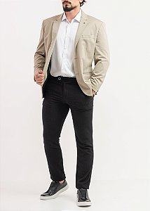 Blazer Masculino Docthos Tech Areia Poliviscose com Elastano Corte Italiano