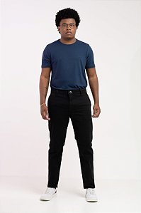 Calça Alfaiataria Masculina Preta 100% Algodão Premium Modelagem Confort Pataloo