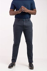Calça Alfaiataria Masculina Pataloo Skinny Lumen Preta Encerada