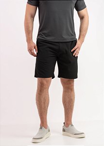 Bermuda Alfaiataria Masculina Tech Neoprene Preta Pataloo