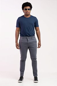 Calça Alfaiataria Pataloo Slim Fosca Skinny Spinning Grafite