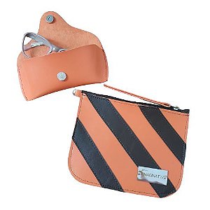 Kit Porta Óculos e Necessaire