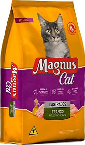 Ração Magnus Cat Premium Frango para Gatos Adultos Castrados 10,1Kg