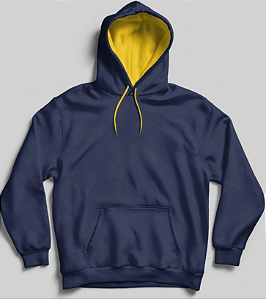 Blusa C/ Capuz Moletom PA, bolso canguru (Colegio Embraer SJC).