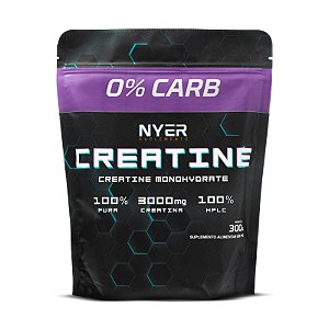 Creatina Monohidratada 300g pacote 100% Pura  Nyer