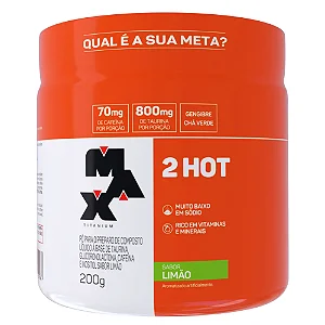 Termogênico 2HOT Limão - Max titanium
