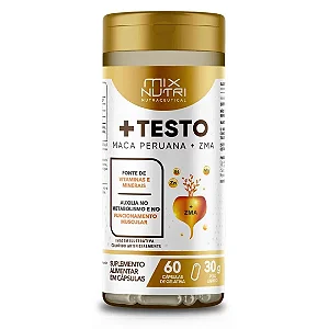 +TESTO (Maca Peruana + ZMA) 60 Caps - Nutri Mix