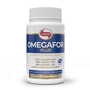 Ômega 3 - Omegafor Plus - 60 Cápsulas - Vitafor