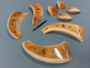 Regletes/Pinças (textura natural)