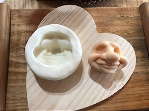 Cabeça de Duende/Gnomo M1 - Molde de silicone artesanal