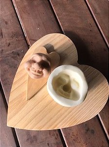 Cabeça de Duende/Gnomo P - Molde de silicone artesanal