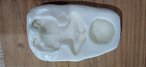 Molde de silicone Artesanal - Corpo e cabeça bebe Pequeno