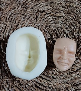 Molde de silicone Artesanal - Cabeça Mago P