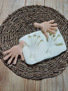 Molde de silicone artesanal - Mãos de gnomo G