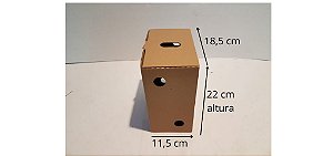 CAIXA DE PICOLÉ - 22X11,5X18,5 - PARDO - FARDO C/ 15 UND.