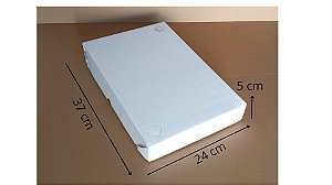 DOCE/SALGADO - 37X24X5- BRANCO - FARDO C/ 10 UND.