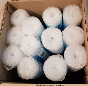 PLÁSTICO BOLHA 40  CENTÍMETROS X 4 METROS