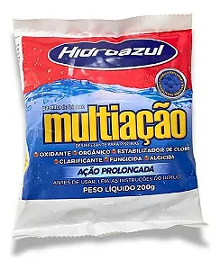 PASTILHA DE CLORO MULTIAÇÃO HIDROAZUL 200g