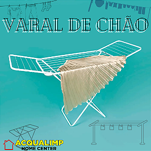 VARAL DE CHÃO C\ ABAS SLIM