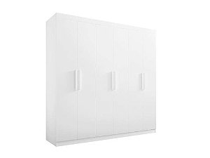 Guarda-Roupa Colibri 6 Portas e 6 Gavetas – Branco